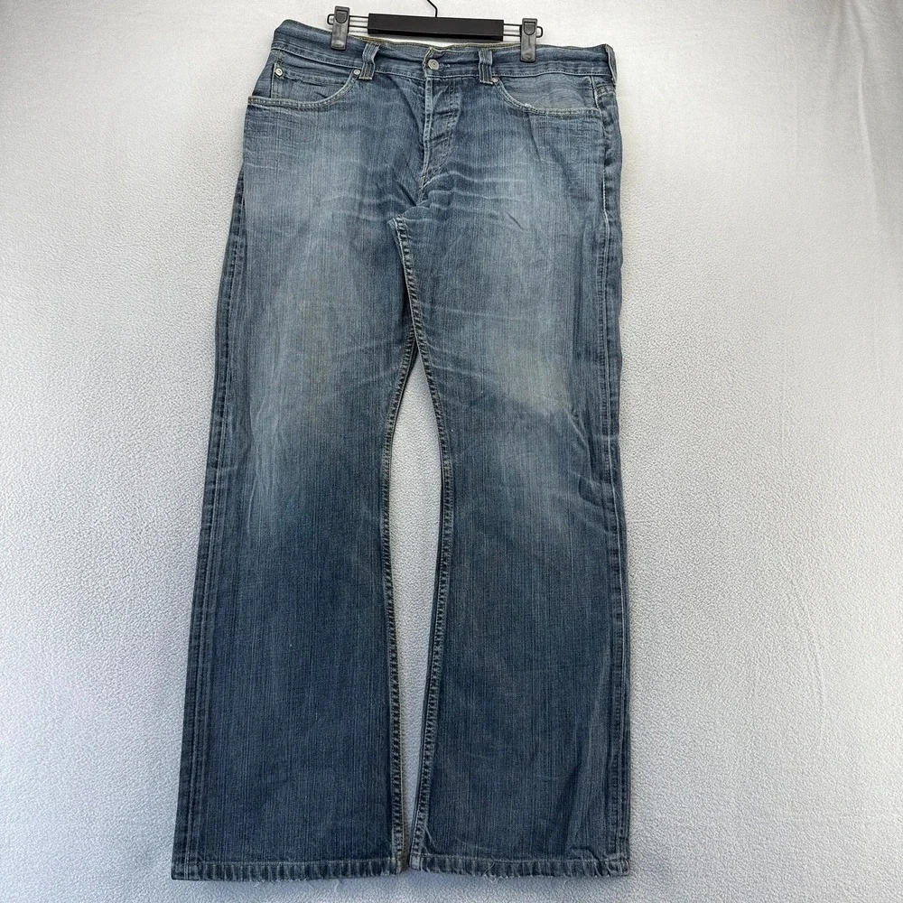 Vintage Levis Jeans Men's 36x34 Fits 35x31 Blue 512 Bootcut Dark Baggy Y2k 2000s
